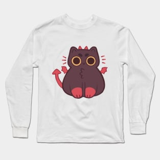 Devil Cat Long Sleeve T-Shirt